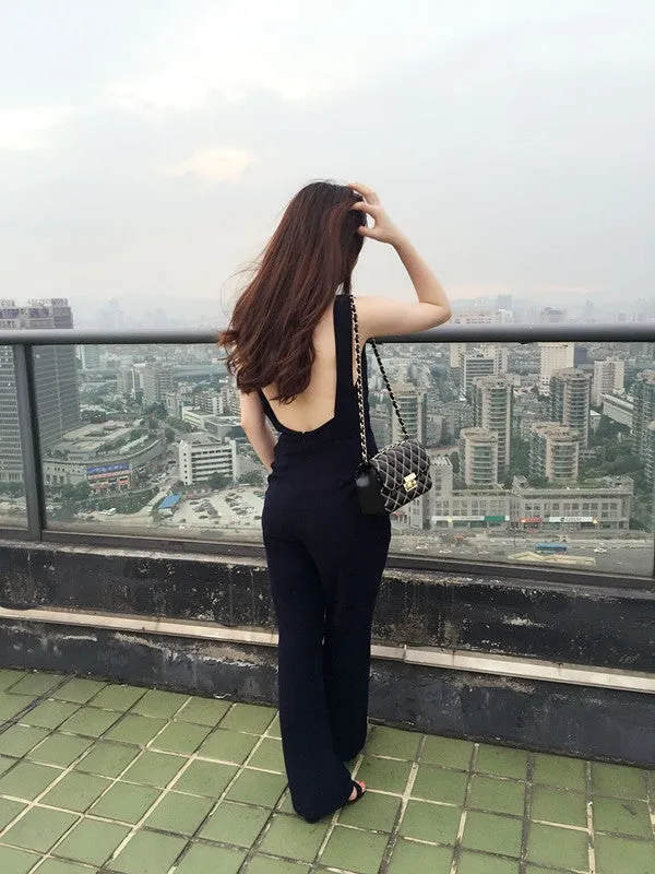 Backless edgy jumpsuit (preorder)