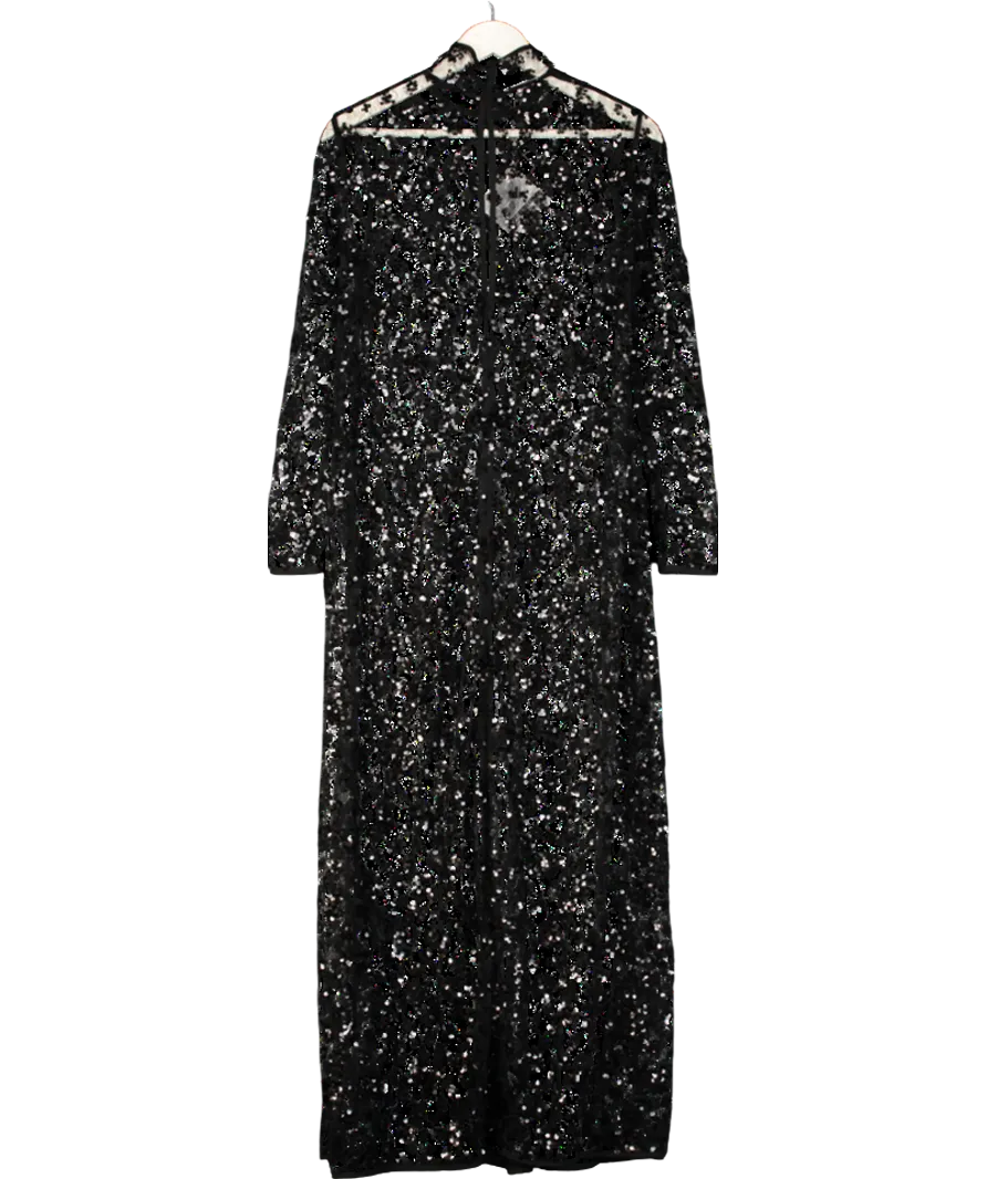 Baum Und Pferdgarten Black Adelia Sequin Dress UK 6