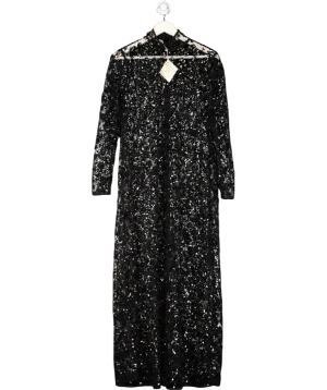 Baum Und Pferdgarten Black Adelia Sequin Dress UK 6