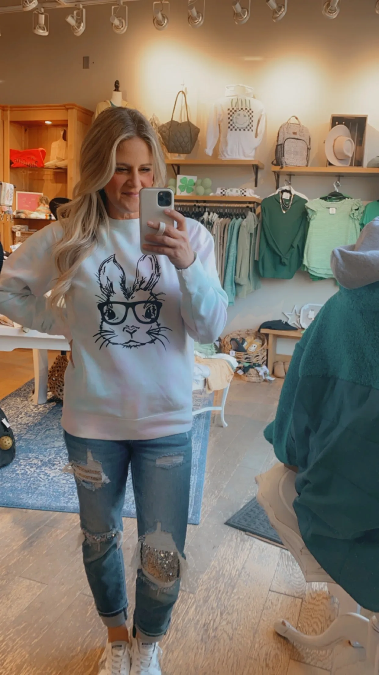 Bobbie Bunny Crewneck