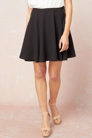 Brandi Pleated Skirt - Black