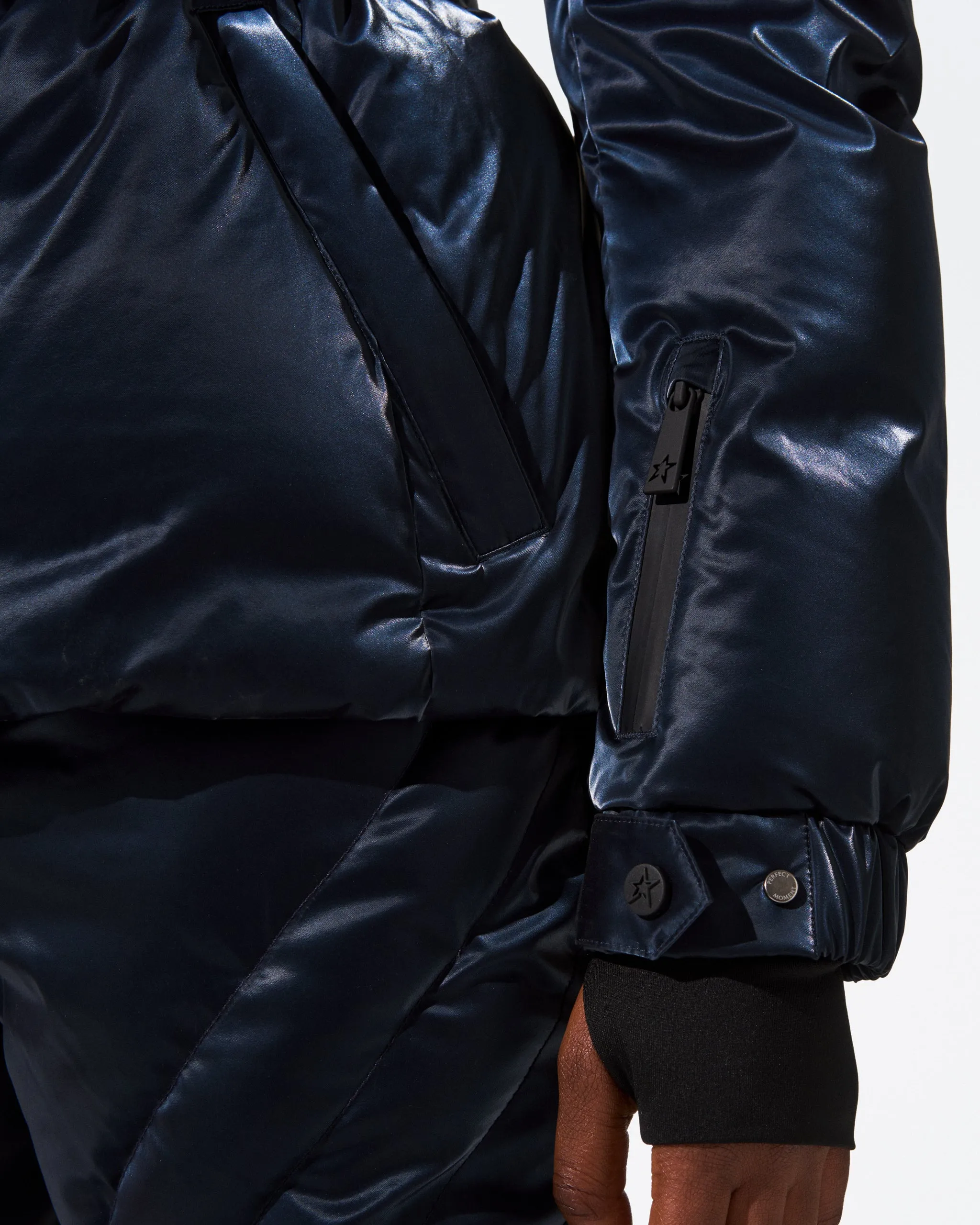 Candice Ski Parka - Blue Liquid