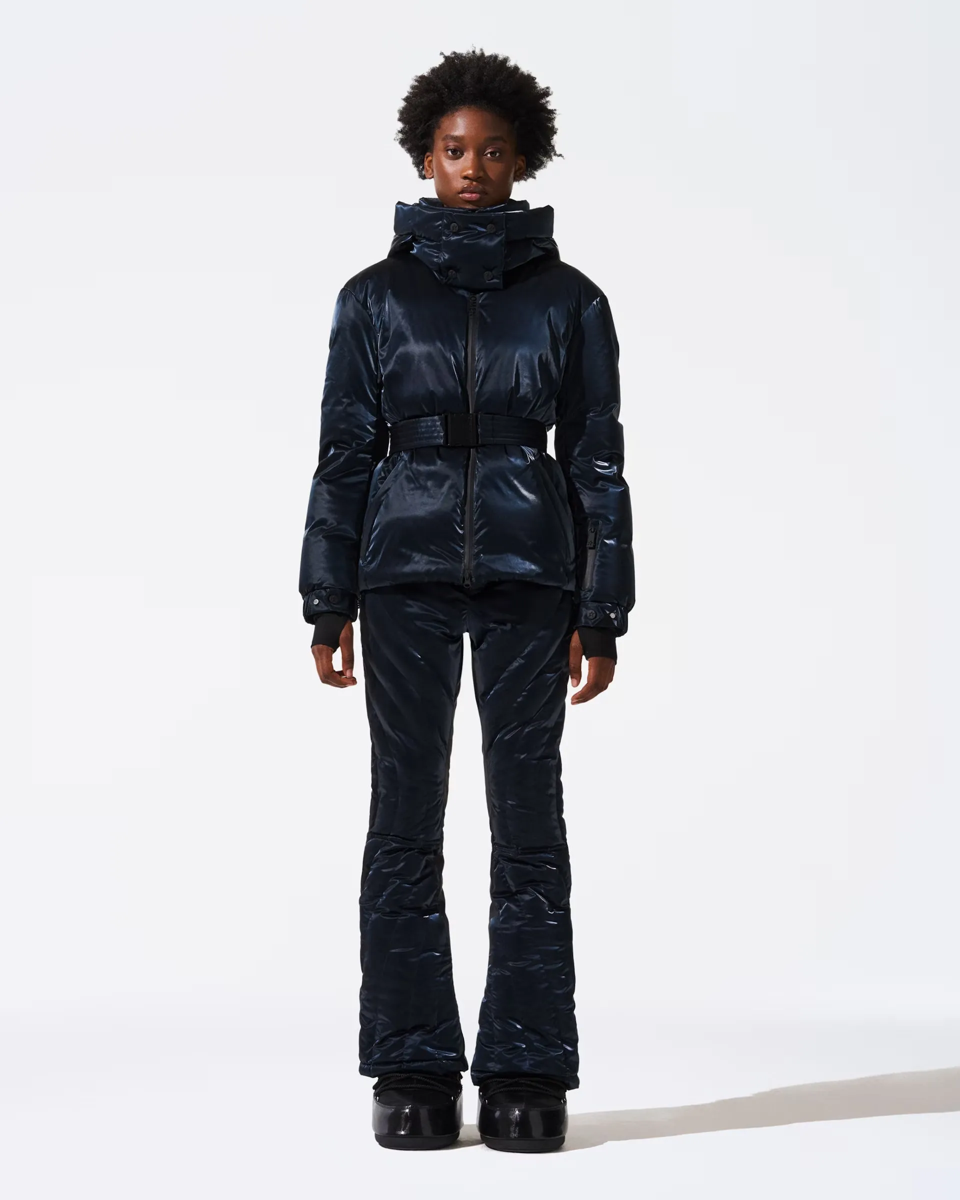 Candice Ski Parka - Blue Liquid