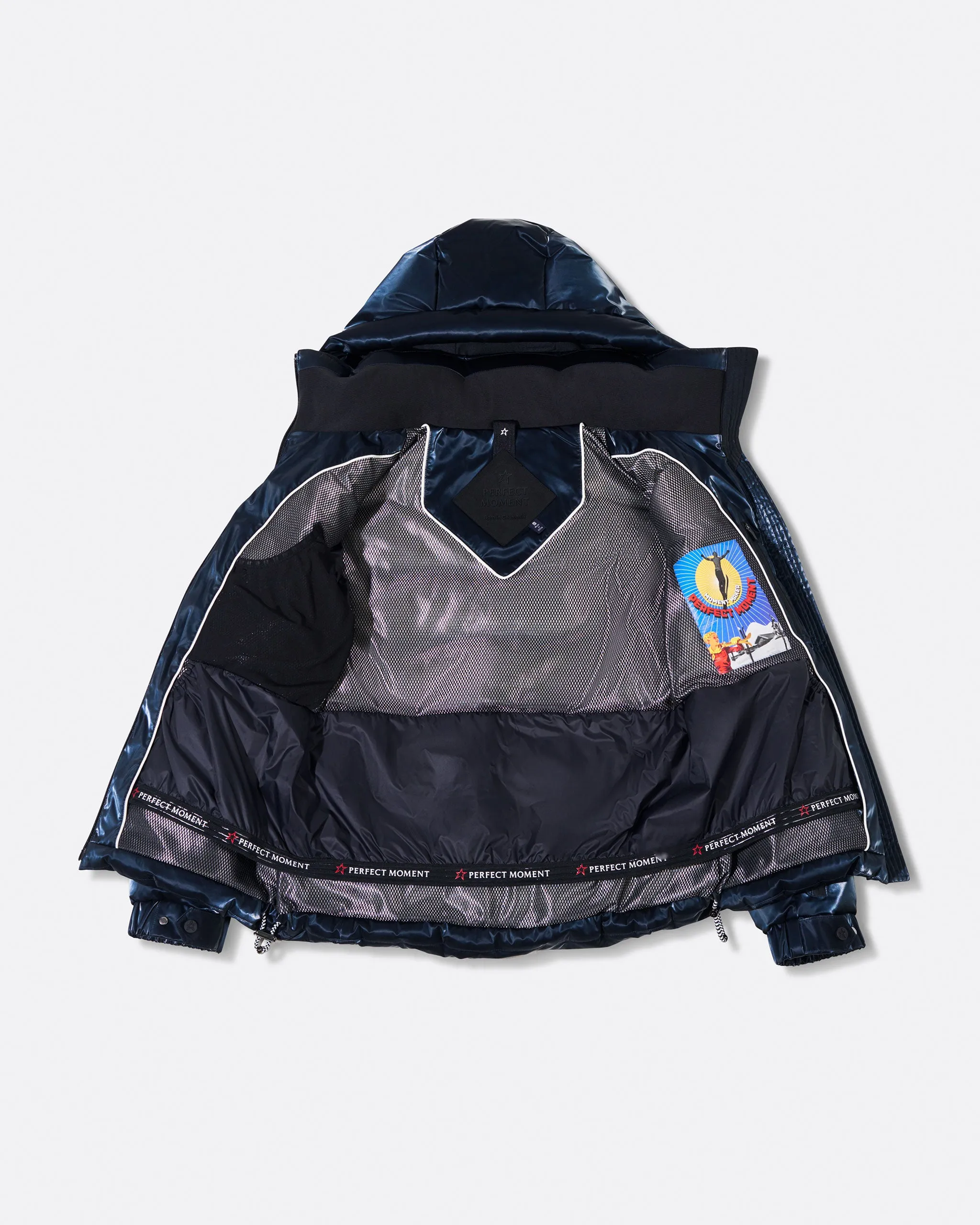 Candice Ski Parka - Blue Liquid