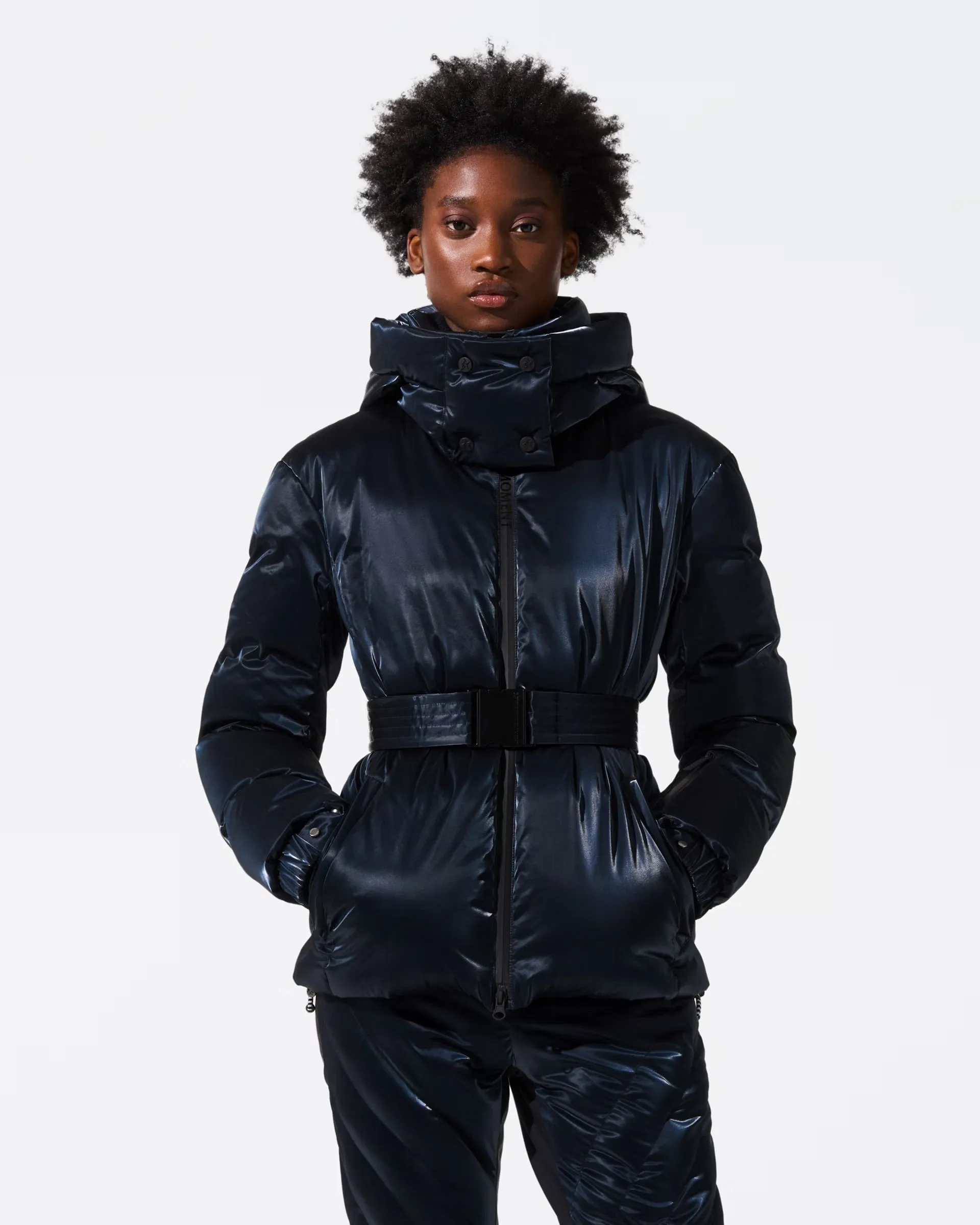 Candice Ski Parka - Blue Liquid
