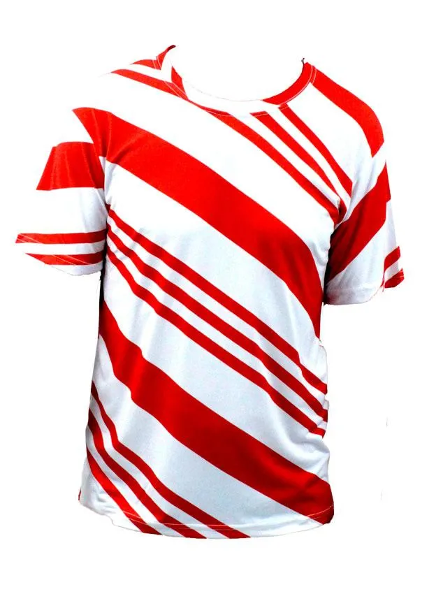 Candy Cane Holiday T-Shirt Unisex