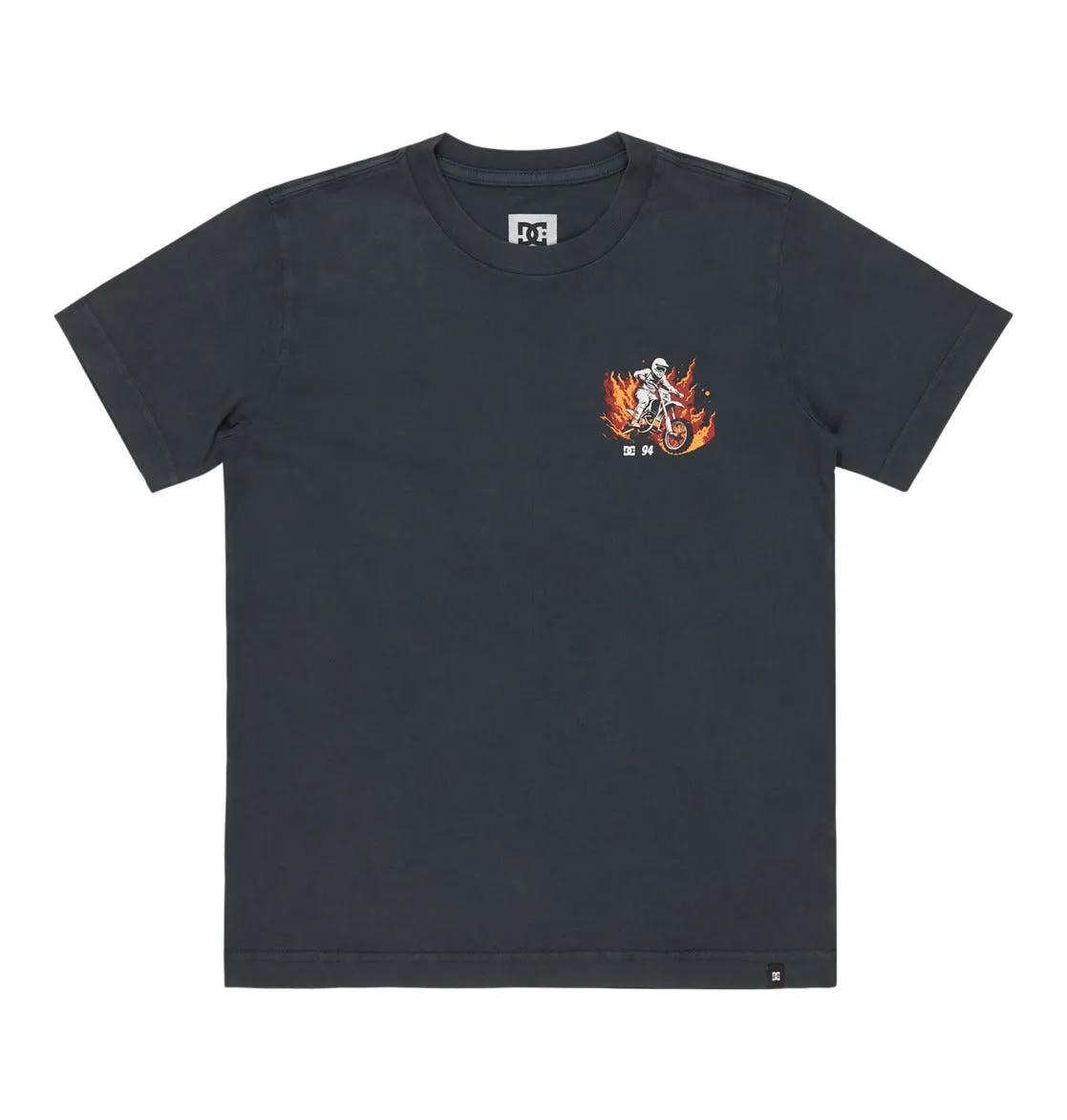 DC Kid'sLeading The Pack Short Sleeves T-Shirt (8-16) Black Acid ADBZT03307-BAC