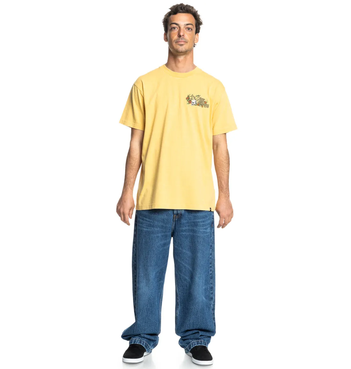 DC Men's Standoff T-Shirt Rattan Rain Wash ADYZT05460_YHPW