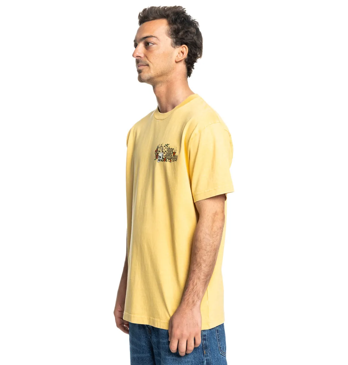 DC Men's Standoff T-Shirt Rattan Rain Wash ADYZT05460_YHPW
