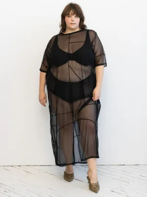 Elyse on Mars - Sheer Panel Dress