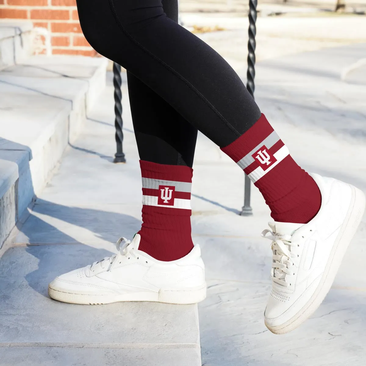 Indiana Hoosiers Legend Premium Crew Socks