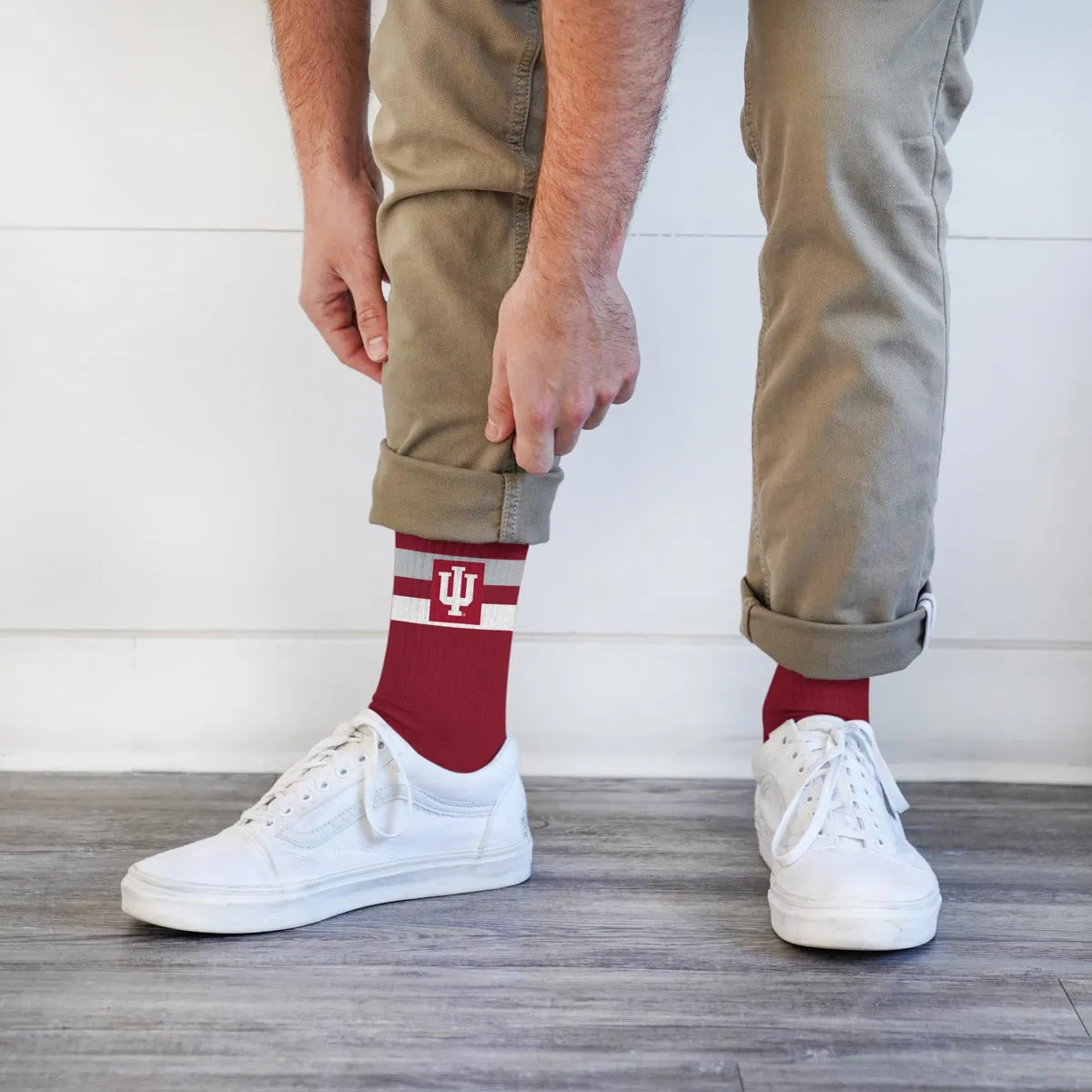 Indiana Hoosiers Legend Premium Crew Socks