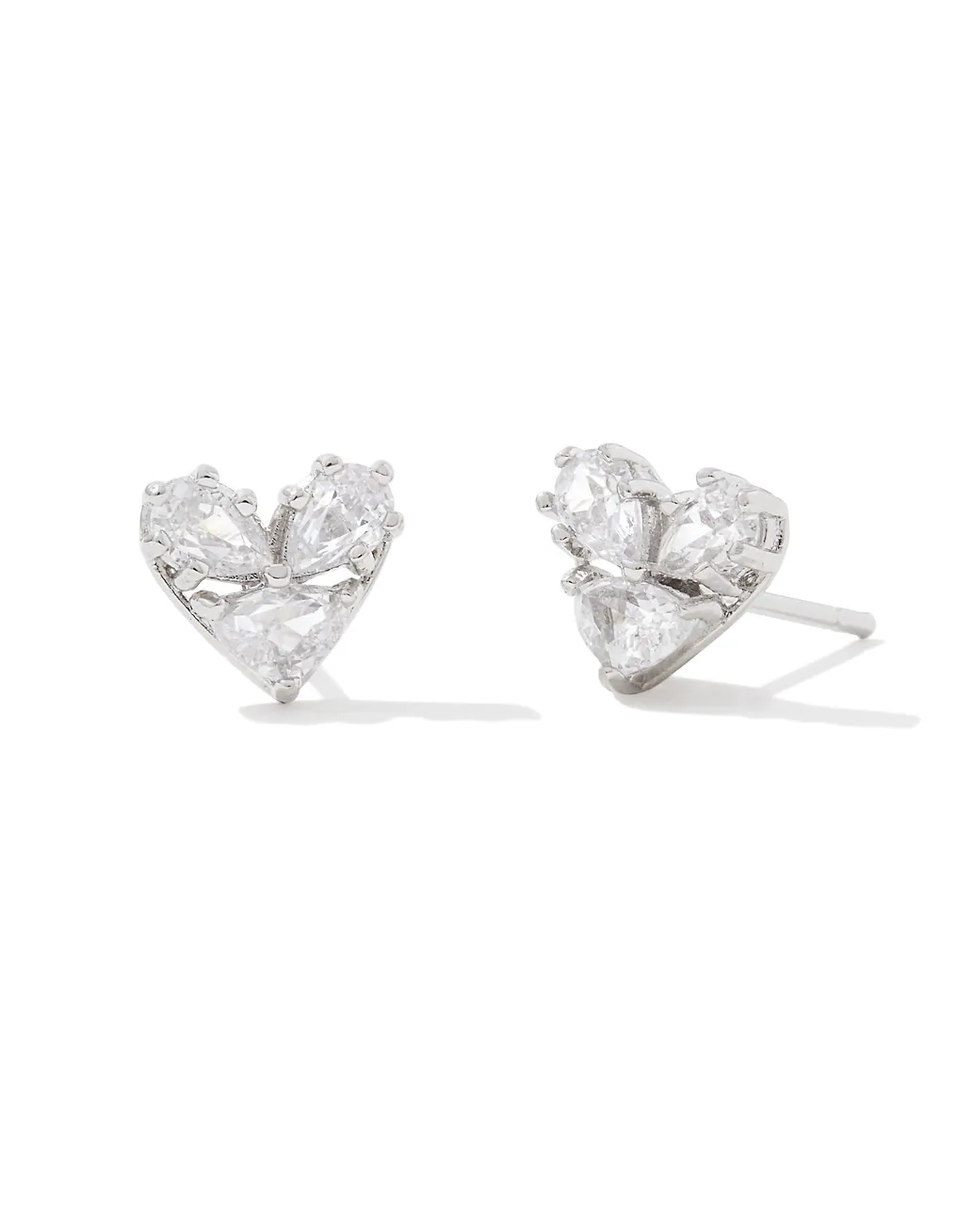 Katy Heart Stud Earrings