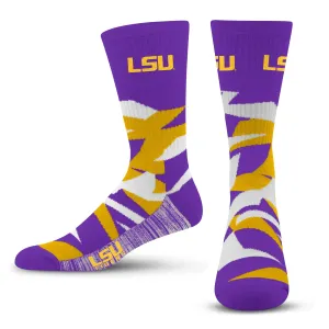 LSU Tigers Breakout Premium Crew Socks