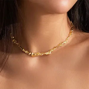 Luxury Elegant Irregular Bone Chain Necklace