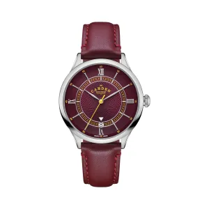 No.274 Automatic Steel, oxblood and oxblood