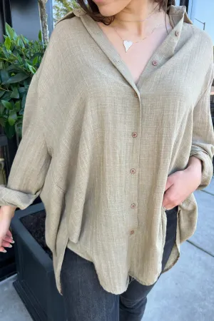 OJAI TOFFEE OVERSIZED SHIRT
