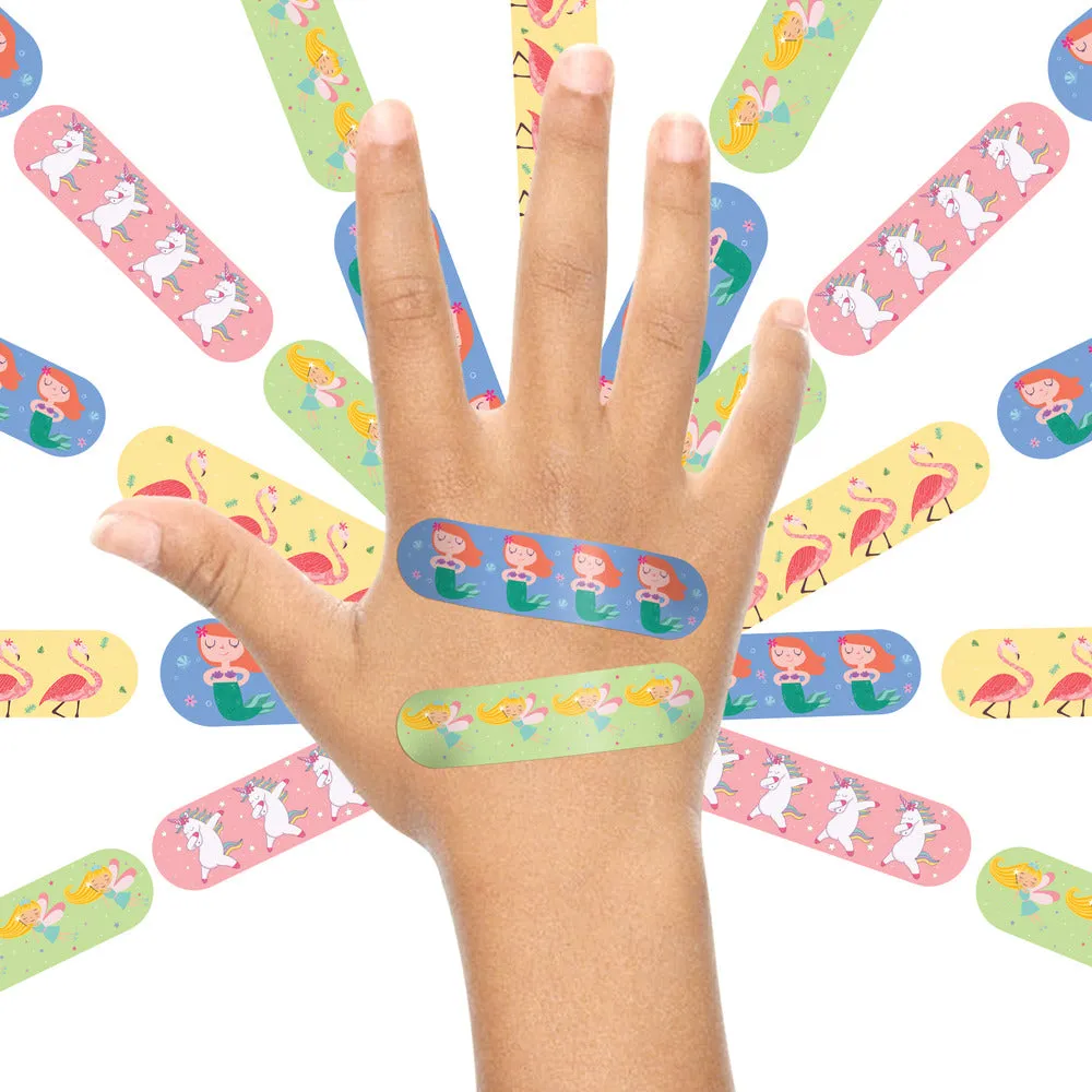 Ouchie x MuSo Non-Toxic Printed Bandages & Fantasy Creatures Non-Toxic Printed Bandages Combo Pack (40 Pack) 