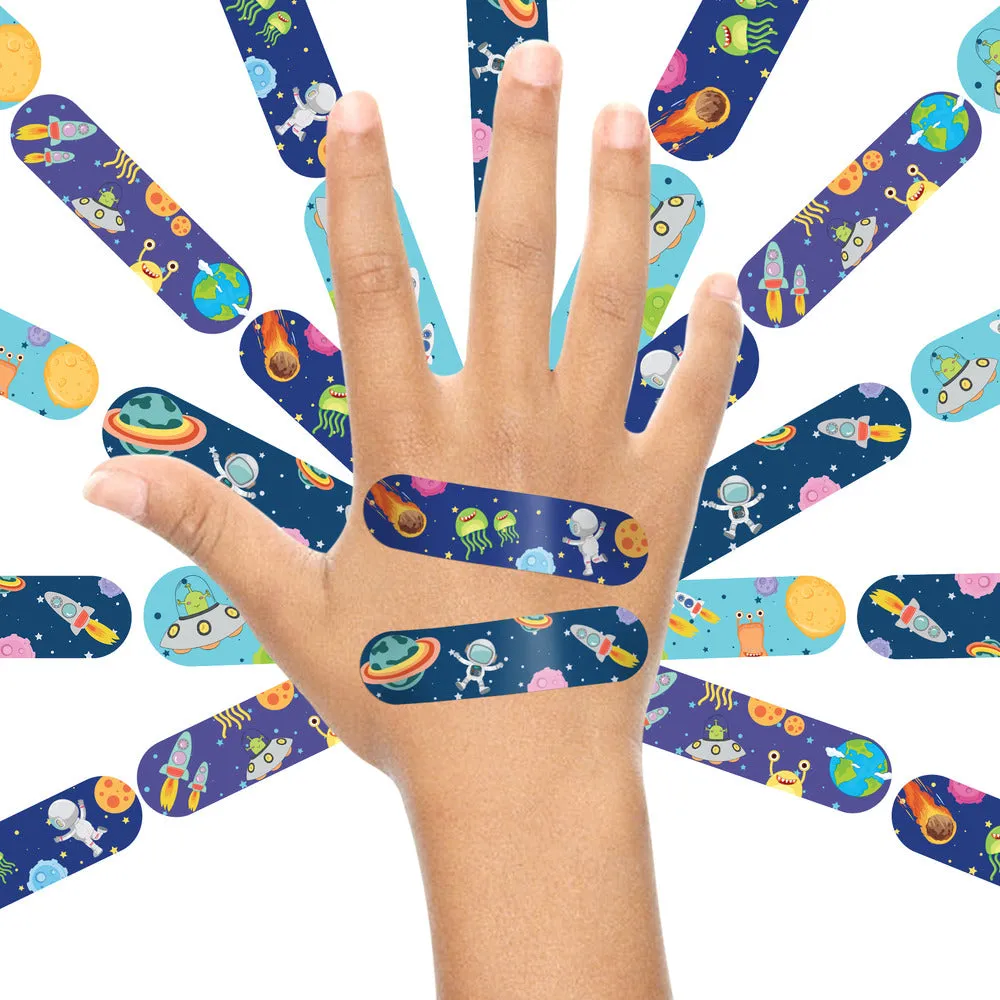 Ouchie x MuSo Non-Toxic Printed Bandages & Space Jam Non-Toxic Printed Bandages Combo Pack (40 Pack) 