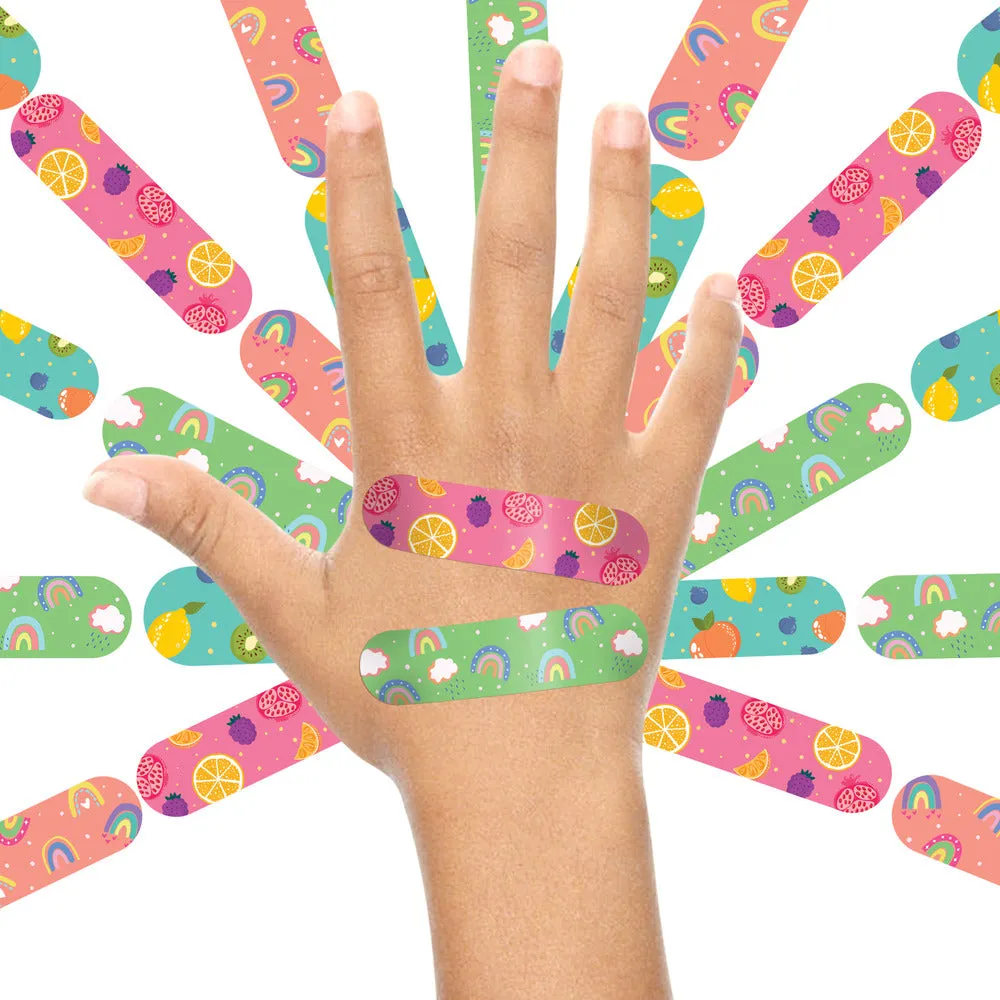 Ouchie x MuSo Non-Toxic Printed Bandages & Tropical Burst Non-Toxic Printed Bandages Combo Pack (40 Pack) 