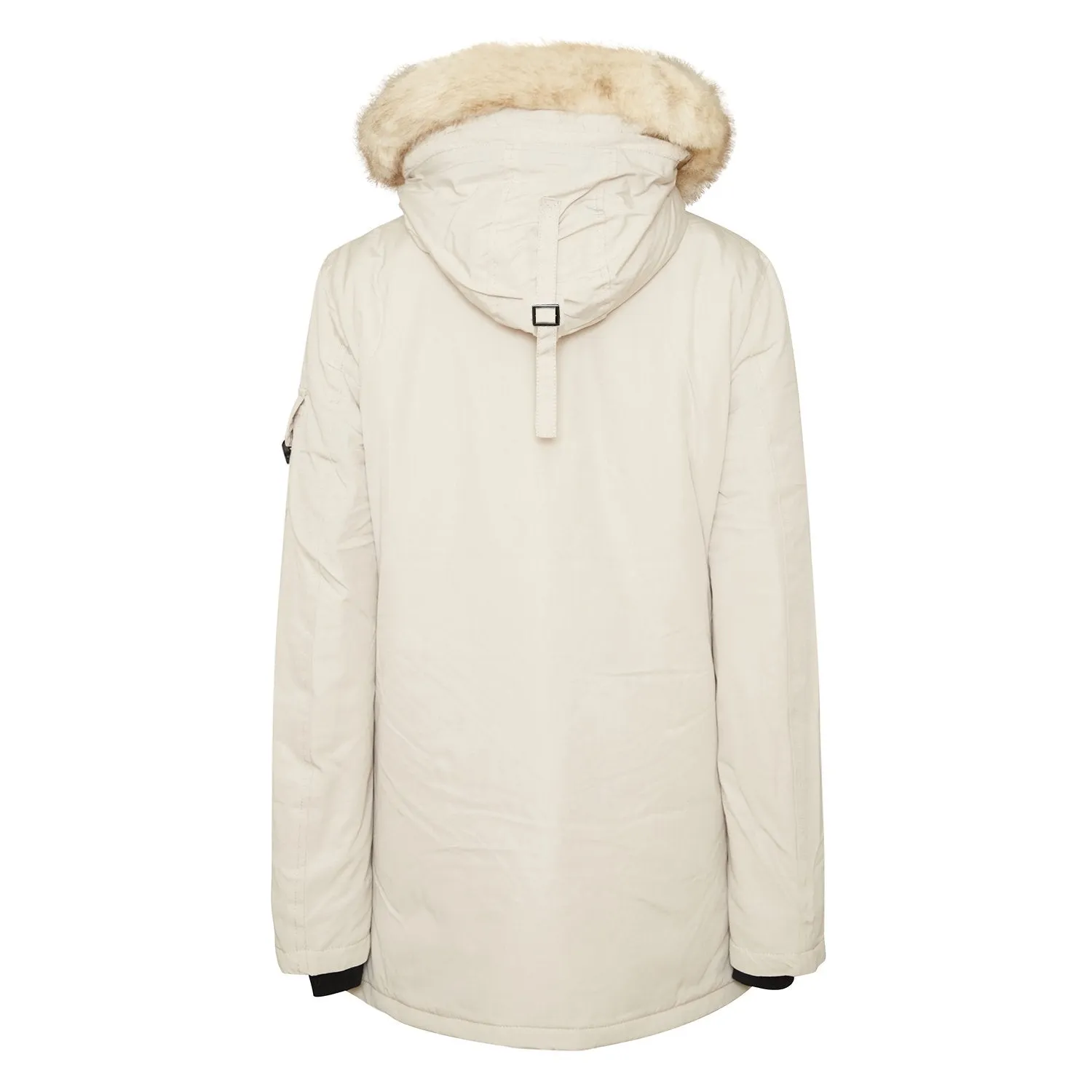 Parka fourrure déperlante Beige clair