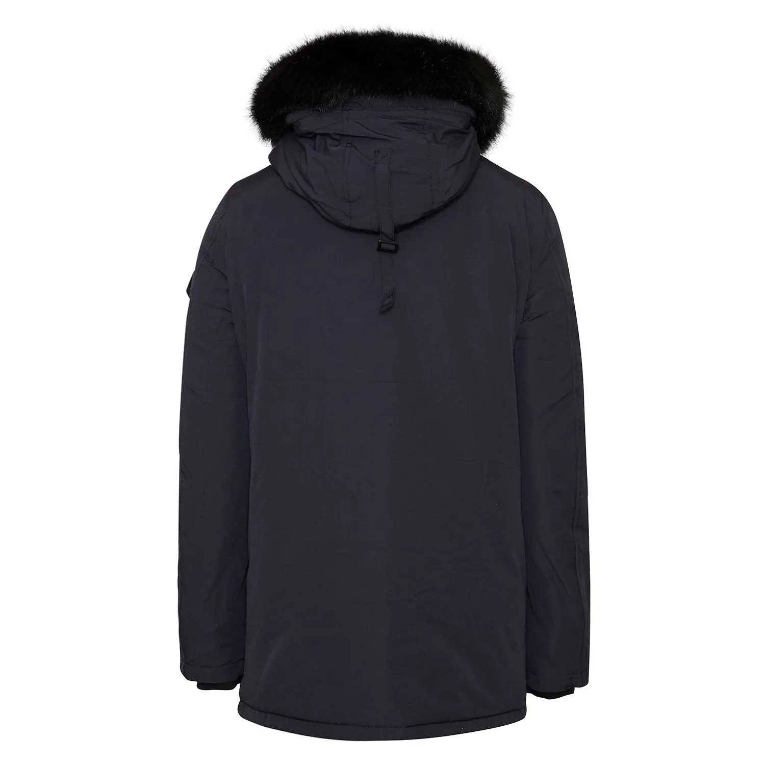 Parka fourrure déperlante Bleu foncé