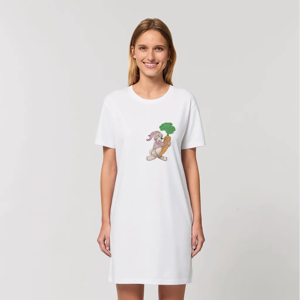 RabbitwithCarrot Organic T-Shirt Dress