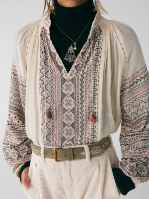 Regine Blouse - Peonia Off White