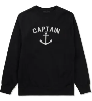 Sailing Captain Anchor Mens Crewneck Sweatshirt