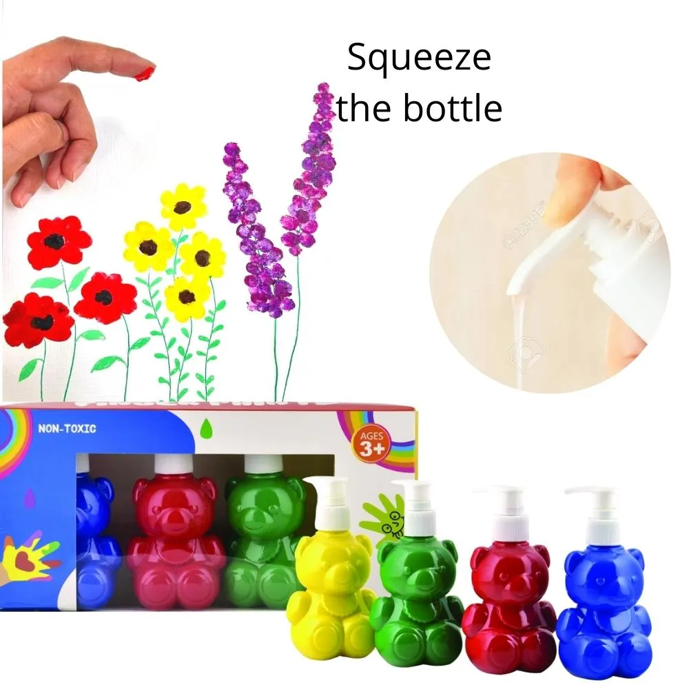 Teddy Bear Fingerpaints