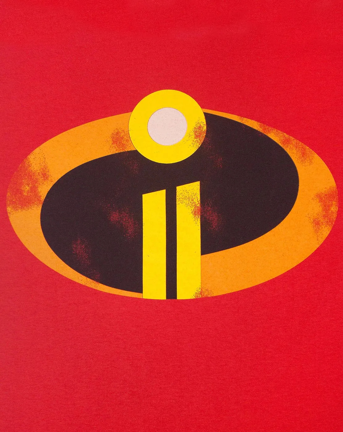 The Incredibles 2 Men's Adults Costume Red Logo T-Shirt Top