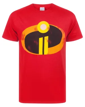 The Incredibles 2 Men's Adults Costume Red Logo T-Shirt Top
