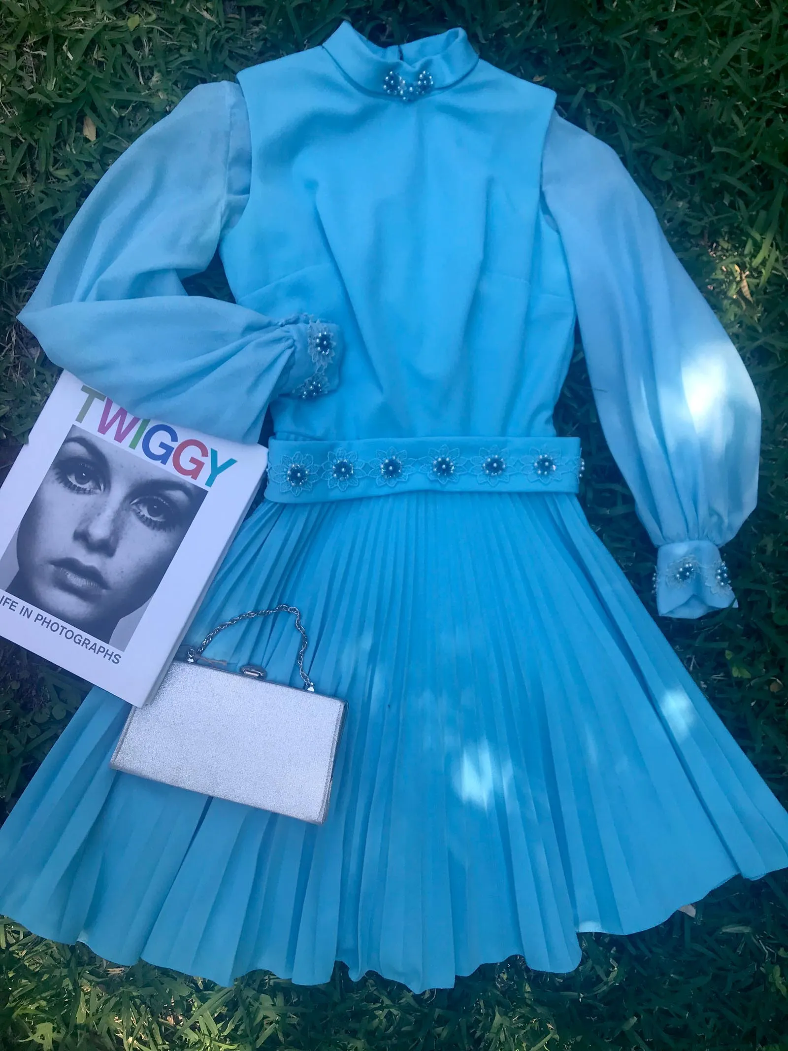 Vintage 60s 70s | Hippie GoGo Mod Scooter Dress Groovy Disco Mini dress | S