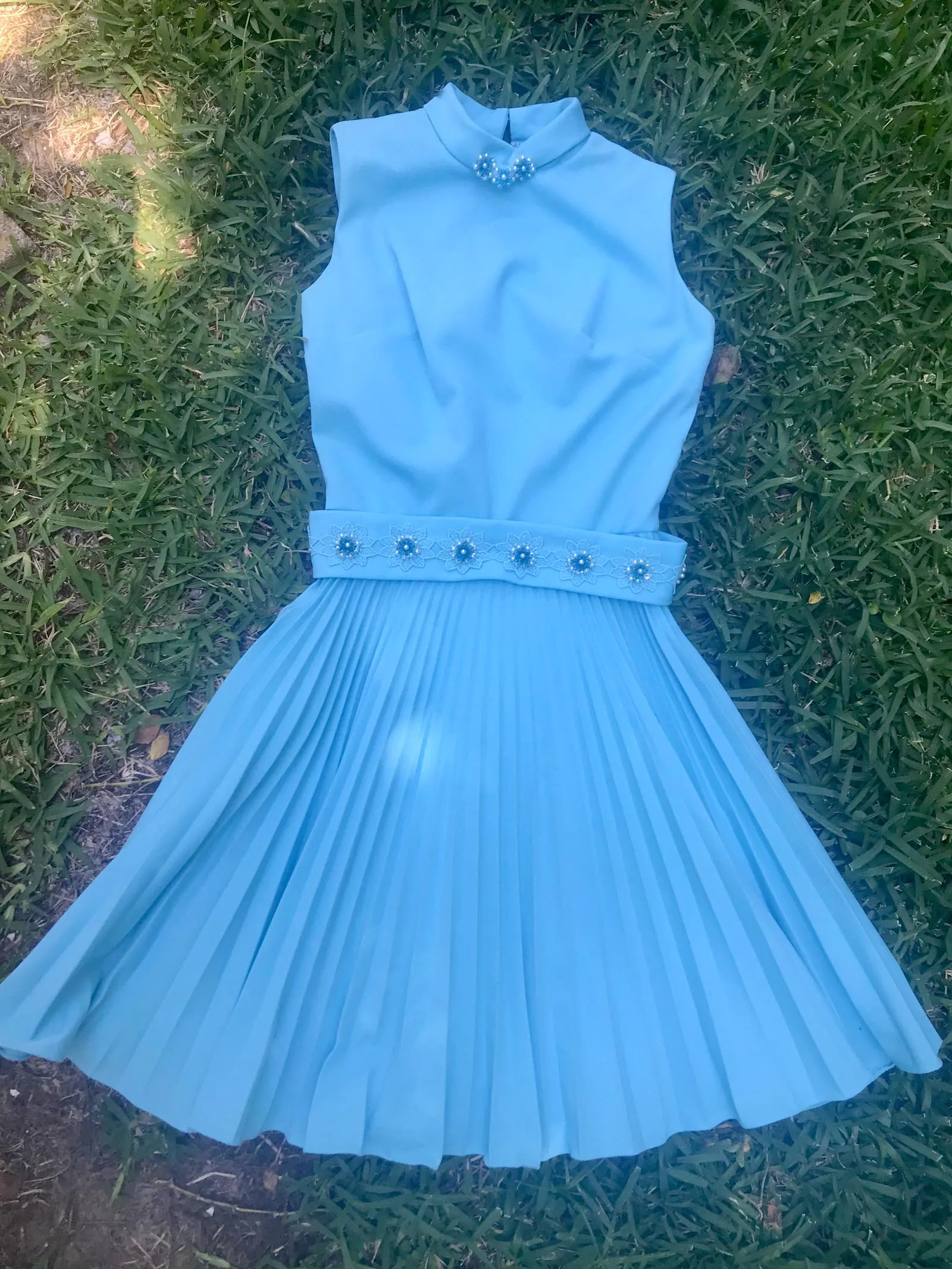 Vintage 60s 70s | Hippie GoGo Mod Scooter Dress Groovy Disco Mini dress | S