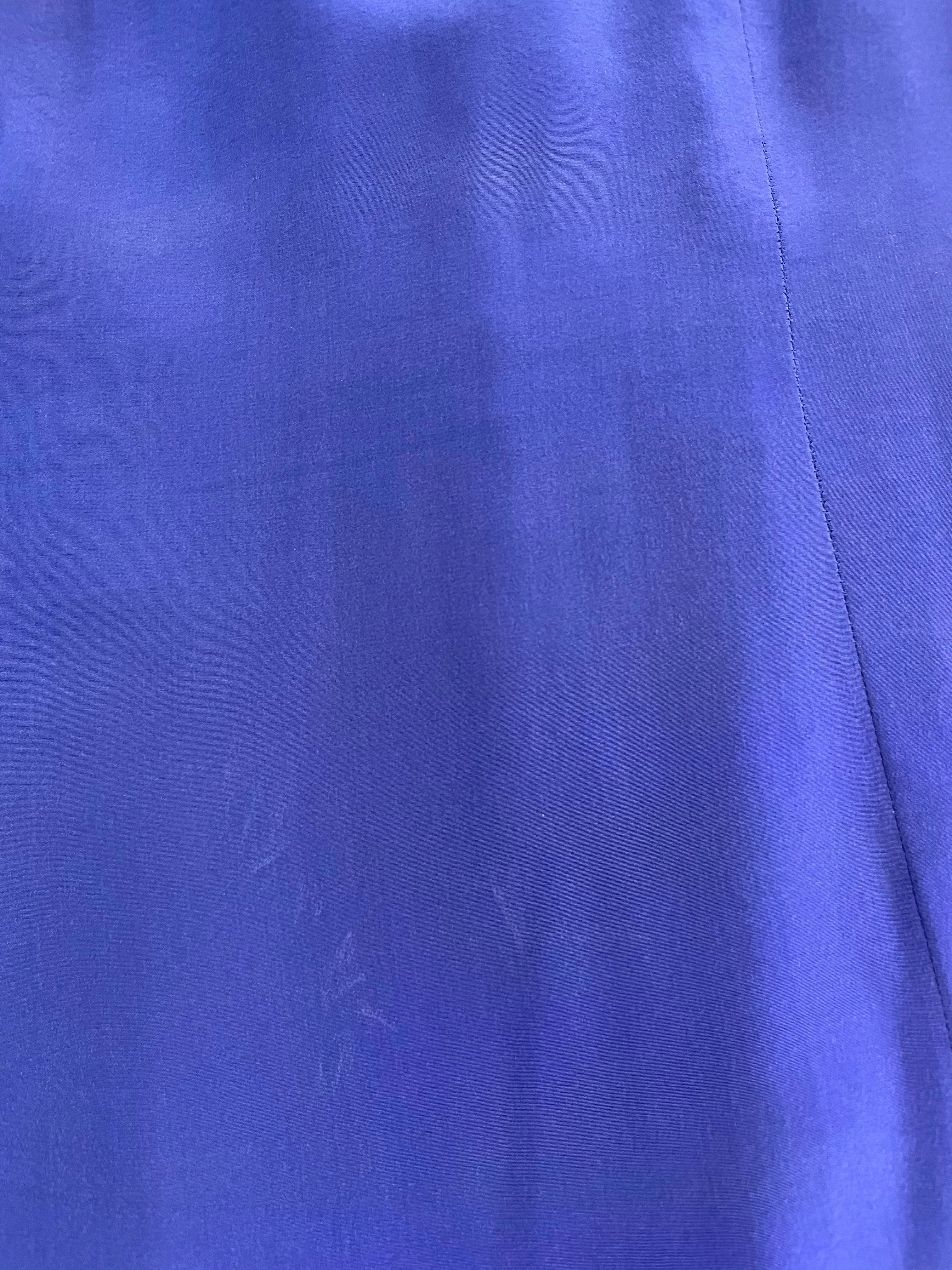 Womens MAGGY LONDON Blue Silk Lined Aline Dress Sleeveless Open Back Sz 6